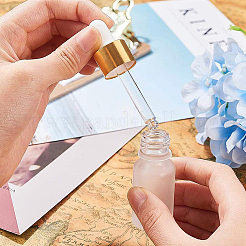 10mlすりガラス瓶  長く細い点滴器を使って  3ml使い捨てプラスチックドロッパーとミニ透明プラスチック漏斗ホッパー  ミックスカラー&nbsp;MRMJ-BC0001-79