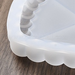 DIYシリコン幾何学バブルコースター金型  コースターマット作りに  ハート  122x141x20mm  内径：104x121mm&nbsp;X1-AJEW-M224-01C