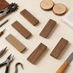 木の板  ナイフハンドル作り用  長方形  キャメル  123x41x11mm&nbsp;WOOD-WH0062-60A