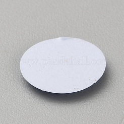 PVC公共標識  蛇口の温水と冷水のマーキング  半円  ブルー  10x1mm&nbsp;FIND-WH0199-282B