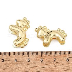 合金ビーズ  馬  ゴールドカラー  18x24x8.5mm  穴：2mm&nbsp;AL-E003-06G