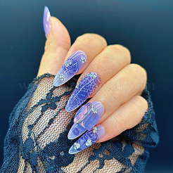ステンレス鋼の DIY ネイルアート テンプレート  テンプレートツール  混合図形&nbsp;MRMJ-PH0003-03