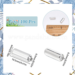 真鍮製ブローチパーツ100個。  ピンキャップ  内部のゴムと  片穴  銀  10.5x4mm  半分穴：0.5mm&nbsp;MAK-SC0001-31