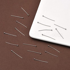 変色しにくい304ステンレススチール製ボールヘッドピン  ステンレス鋼色  25x0.7mm  21ゲージ  ヘッド：1.95mm  約500個/袋&nbsp;STAS-M010-25mm-01