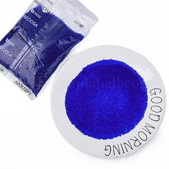 透明チェコガラスシードビーズ15/0個  ラウンド  ミディアムブルー  1.5x1mm  穴：0.5mm  約500 G /袋&nbsp;SEED-N004-004-07