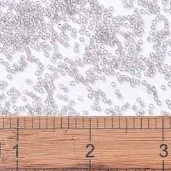 MIYUKIデリカビーズ  シリンダー  日本製シードビーズ  11/0  （db1416)透明ライトトープ  1.3x1.6mm  穴：0.8mm  約2000PCS /ボトル  10 G /ボトル&nbsp;SEED-JP0008-DB1416