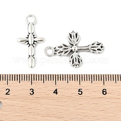 合金のチベット風チャーム  クロスシリーズペンダントセット  アンティークシルバー  18~27x11~20x1~3.5mm  穴：1.5~3mm&nbsp;FIND-M058-11AS