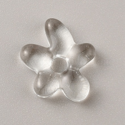 ガラスビーズ  ヒトデ  透明  18.5x17x4.5mm  穴：3.8mm&nbsp;GGLA-TAC0007-01A-1