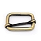 Iron Buckles, Rectangle, Brushed Antique Bronze, 29x46x4.5mm