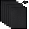 Cap Brim Plastic Board, Rectangle, Black, 280x217x2mm