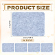 フェルトコースター  カップマット  正方形  濃いグレー  100x100x5mm  8個/セット&nbsp;AJEW-WH0678-11-2