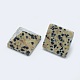 天然ダルメシアンジャスパーカボション  ピラミッド  20x20x12~13mm  対角長さ：26mm&nbsp;G-G759-Y07-2