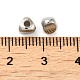 CCBプラスチックビーズ  三角形  プラチナ  4x5x4.5mm  穴：1.8mm&nbsp;CCB-H001-03P-3