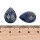 天然石ラピスラズリカボション  ティアドロップ  多面カット  18x13x5mm&nbsp;G-C146-04K-3