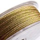 ポリエステルメタリック糸  ゴールデンロッド  1mm  約32.8ヤード（30m）/ロール&nbsp;OCOR-G006-02-1.0mm-29-3