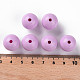 不透明なアクリルビーズ  ラウンド  スミレ  16x15mm  穴：2.8mm&nbsp;X-MACR-S370-C16mm-A03-4