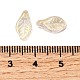 ガラスビーズ  葉  小麦  12x6.5x5mm  穴：0.8mm&nbsp;X-GLAA-D303-08L-3