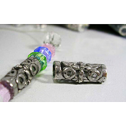 Tibetan Style Alloy Tube Beads&nbsp;A902