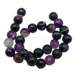 Natural Striped Agate/Banded Agate Beads&nbsp;AGAT-6D-1