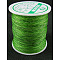 Metallic Thread, Embroidery Thread, Lawn Green, 0.8mm/strand, about 109.36 yards(100m)/roll