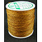 Metallic Thread, Embroidery Thread, Goldenrod, 0.8mm/strand, about 109.36 yards(100m)/roll