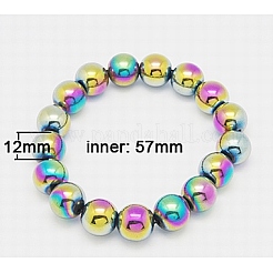 Non-Magnetic Synthetic Hematite Bracelets&nbsp;BJEW-B142-1