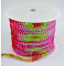 Plastic Paillette/Sequins Chain Rolls, AB Color, Red, 6mm