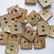 Square Carved 2-hole Basic Sewing Button&nbsp;NNA0Z0U-1
