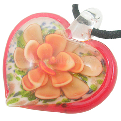 Handmade Gold Sand Lampwork Pendants&nbsp;DP474J