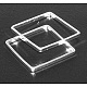 Square Brass Linking Rings&nbsp;EC03012mm-S-1