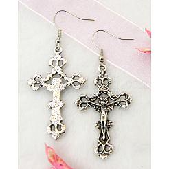 Fashion Cross Earrings&nbsp;EJEW-JE00162