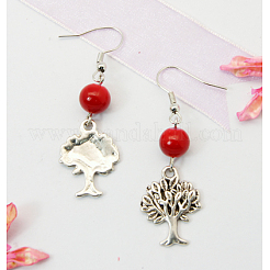 Fashion Tree of Life Earrings&nbsp;EJEW-JE00170