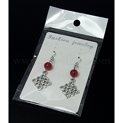 Dangle Rhombus Earrings&nbsp;EJEW-JE00184