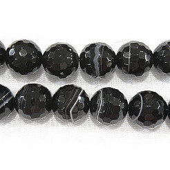 Natural Madagascar Black Agate Bead Strands&nbsp;G-N213A-56