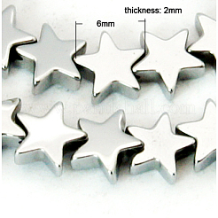 Non-Magnetic Synthetic Hematite Beads Strands&nbsp;G-Q679-2
