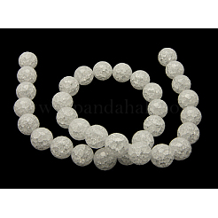 Synthetic Crackle Quartz Beads Strands&nbsp;G-SF12MM-46