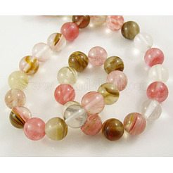 Tigerskin Glass Beads&nbsp;GSR10mmY-1