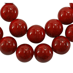 Dyed Natural White Jade Beads&nbsp;JBR5-12mm