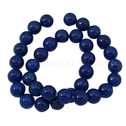 Natural Yellow Jade Beads Strands&nbsp;JBR6mm-22