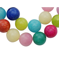 Natural Yellow Jade Beads Strands&nbsp;JBR8mm-C