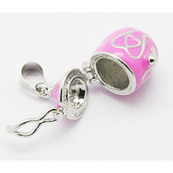 Brass Prayer Box Pendants&nbsp;KK-Q199-M