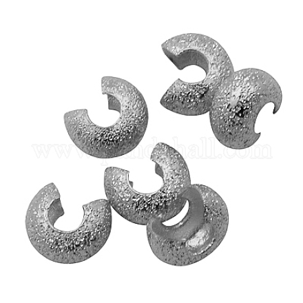 Brass Crimp Beads Covers&nbsp;KK-G016-P-1
