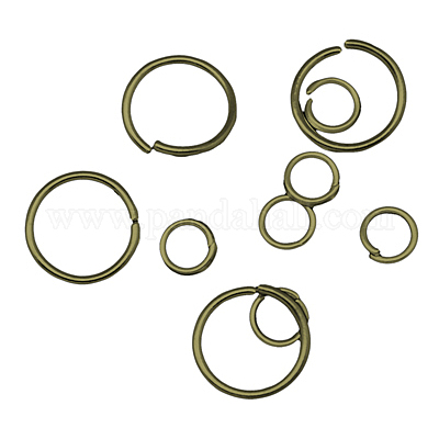 Iron Jump Rings and Split Rings&nbsp;M-JR001Y-AB-1
