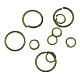 Iron Jump Rings and Split Rings&nbsp;M-JR001Y-AB-1