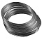 Steel Memory Wire, for Wrap Bracelets Making, Nickel Free, Gunmetal, 18 Gauge, 1mm, about 800 circles/1000g