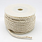 Polyester Cord, Twisted Cord, Beige, 3mm, 20yards/roll