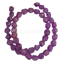Natural White Jade Beads Strands&nbsp;OGEM-10X8-1