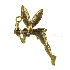 Zinc Alloy Fairy Sprite Charms&nbsp;PALLOY-QA1977-AG-FF