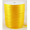 Double Face Satin Ribbon, Polyester Ribbon, Gold, 1/8 inch(3mm) wide, about 880yards/roll(804.672m/roll)