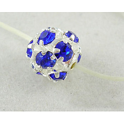 Brass Rhinestone Beads&nbsp;RSB10C13